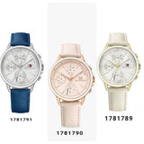 Tommy Hilfiger Carly Cream Dial Cream Leather Strap Watch for Women -1781789 Authentic Buy Shop Now