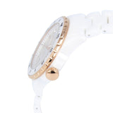 Fossil FB-01 Analog White Dial White Ceramic Strap Watch for Women - CE1107 Authentic Buy Shop Now