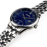 Citizen Eco Drive Blue Dial Silver Steel Strap Watch For Men - BM7250-56L Authentic Buy Shop Now