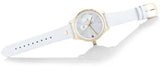 Tommy Hilfiger Brooklyn Quartz White Dial White Leather Strap Watch for Women - 1782018 Authentic Buy Shop Now