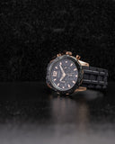 Guess Caliber Chronograph Black Dial Black Rubber Strap Watch for Men - W0864G2 Authentic Buy Shop Now