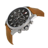 Michael Kors Gage Chronograph Quartz Black Dial Brown Leather Strap Watch For Men - MK8333 Authentic Buy Shop Now