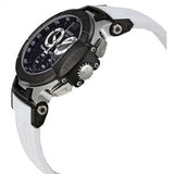 Tissot T Race Chronograph Black Dial White Rubber Strap Watch for Men - T048.417.27.057.05 Authentic Buy Shop Now