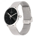 Calvin Klein High Noon Black Dial Silver Mesh Bracelet Watch for Men - K8M21121 Authentic Buy Shop Now
