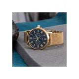 Guess Delancy Black Dial Gold Mesh Bracelet Watch for Men - W0871G2 Authentic Buy Shop Now