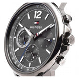 Tommy Hilfiger London Chronograph Grey Dial Grey Mesh Bracelet Watch for Men - 1791530 Authentic Buy Shop Now