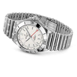 Breitling Chronomat GMT 40 White Dial Silver Steel Strap Watch for Men - A32398101A1A1 Authentic Buy Shop Now