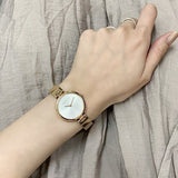 Calvin Klein Authentic White Dial Rose Gold Steel Strap Watch for Women - K8G23646 Authentic Buy Shop Now