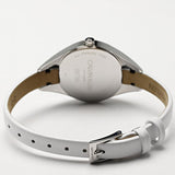 Calvin Klein Rebel White Black Dial White Leather Strap Watch for Women - K8P231L1 Authentic Buy Shop Now