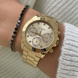 Guess Eclipse Gold Dial Gold Steel Strap Watch for Women - GW0314L2 Authentic Buy Shop Now