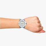 Guess Overdrive Chronograph White Dial White Rubber Strap Watch for Women - W0149L6 Authentic Buy Shop Now