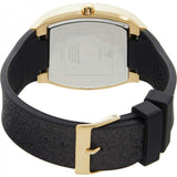 Guess Raven Diamonds Champagne Dial Black Rubber Strap Watch For Women - GW0105L2 Authentic Buy Shop Now