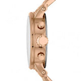 Fossil Boyfriend Chronograph Brown Dial Rose Gold Steel Strap Watch for Women - ES3494 Authentic Buy Shop Now