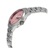 Gucci G Timeless Pink Dial Silver Steel Strap Watch For Women - YA126524 Authentic Buy Shop Now