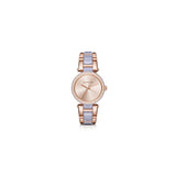 Michael Kors Delray Rose Gold Dial Two Tone Steel Strap Watch for Women - MK4319 Authentic Buy Shop Now