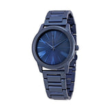 Michael Kors Hartman Quartz Blue Dial Blue Steel Strap Watch For Women - MK3509 Authentic Buy Shop Now
