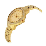 Michael Kors Whitley Analog Diamonds Gold Dial Gold Steel Strap Watch For Women - MK6227 Authentic Buy Shop Now