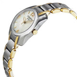 Tissot T Wave Mother of Pearl Dial Two Tone Steel Strap Watch for Women - T023.210.22.117.00 Authentic Buy Shop Now
