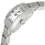 Tissot T Wave Diamonds Mother of Pearl Dial Silver Steel Strap Watch for Women - T02.1.285.74 Authentic Buy Shop Now