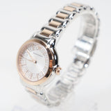 Emporio Armani Mia Three-Hand Analog Crystal Silver Dial Two Tone Steel Strap Watch For Women - AR11643 Authentic Buy Shop Now