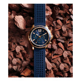 Guess Fleet Blue Dial Blue Rubber Strap Watch for Men - W0971G3 Authentic Buy Shop Now