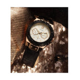 Guess Limelight Quartz White Dial Black Leather Strap Watch For Women - W0775L9 Authentic Buy Shop Now