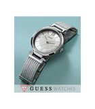 Guess Soho Silver DIal Stainless Steel Mesh Bracelet Watch For Women - W0638L1 Authentic Buy Shop Now