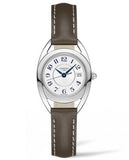 Longines Equestrian Mother of Pearl Dial Brown Leather Strap Watch for Women - L6.136.0.87.2 Authentic Buy Shop Now