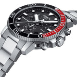 Tissot Seastar 1000 Chronograph Black Dial Silver Steel Strap Watch For Men - T120.417.11.051.01 Authentic Buy Shop Now