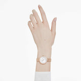 Swarovski Certa Crystals Silver Dial Rose Gold Steel Strap Watch for Women - 5672981 Authentic Buy Shop Now