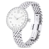 Swarovski Certa Crystals Silver Dial Silver Steel Strap Watch for Women - 5673022