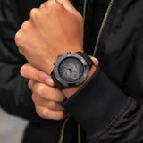 Tommy Hilfiger Larson Chronograph Black Dial Black Rubber Strap Watch For Men - 1791921 Authentic Buy Shop Now