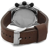 Fossil Retro Traveler Chronograph White Dial Brown Leather Strap Watch for Men - CH2886 Authentic Buy Shop Now