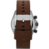 Fossil Retro Traveler Chronograph White Dial Brown Leather Strap Watch for Men - CH2886 Authentic Buy Shop Now