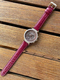 Swarovski Passage Chrono Red Dial Red Leather Strap Watch for Women - 5580345 Authentic Buy Shop Now