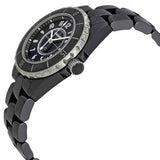 Chanel J12 Quartz Ceramic Black Dial Black Steel Strap Watch for Women - J12 H0682 Authentic Buy Shop Now