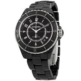 Chanel J12 Quartz Diamonds Black Dial Black Steel Strap Watch for Women - J12 H1625 Authentic Buy Shop Now