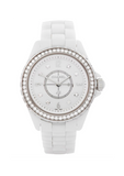 Chanel J12 Quartz Diamonds White Dial White Steel Strap Watch for Women - J12 H3110 Authentic Buy Shop Now