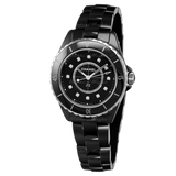 Chanel J12 Quartz Diamonds Black Dial Black Steel Strap Watch for Women - J12 H5701 Authentic Buy Shop Now