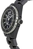 Chanel J12 Quartz Ceramic Black Dial Black Steel Strap Watch for Women - J12 H0682 Authentic Buy Shop Now