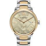 Burberry The Classic Gold Dial Two Tone Steel Strap Watch for Men - BU10011 Authentic Buy Shop Now