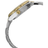 Guess Viva Diamonds Silver Dial Two Tone Steel Strap Watch for Women - W0111L5 Authentic Buy Shop Now