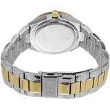 Guess Viva Diamonds Silver Dial Two Tone Steel Strap Watch for Women - W0111L5 Authentic Buy Shop Now