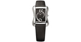 Maurice Lacroix Fiaba Black Dial with Diamonds Black Leather Strap Watch for Women - DV5012-SD531-350 Authentic Buy Shop Now