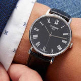 Tissot T Classic Dream Black Dial Black Leather Strap Watch for Men - T122.410.16.053.00 Authentic Buy Shop Now