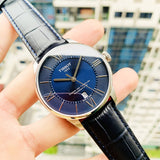 Tissot Chemin Des Tourelles Powermatic 80 Blue Dial Blue Leather Strap Watch for Men - T099.407.16.048.00 Authentic Buy Shop Now