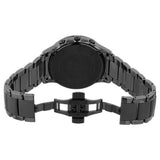 Emporio Armani Ceramica Chronograph Black Dial Black Steel Strap Watch For Men - AR1451 Authentic Buy Shop Now