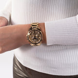 Guess Queen Quartz Gold Dial Gold Steel Strap Watch For Women - GW0464L2 Authentic Buy Shop Now