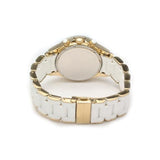 Marc Jacobs Rock Chronograph White Dial White Silicone Strap Watch for Women - MBM2546 Authentic Buy Shop Now