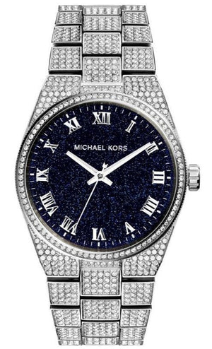 Michael Kors Channing Diamonds Black Dial Silver Steel Strap Watch for Women - MK6089 Authentic Buy Shop Now